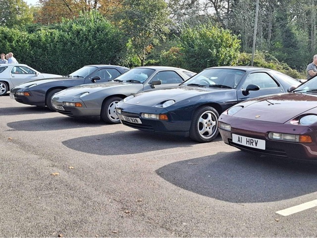 A group of Porsche 928's