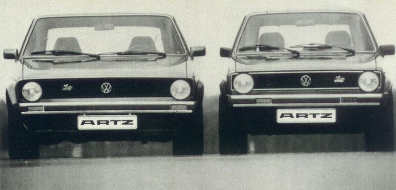 Artz Porsche 928 based Golf compared