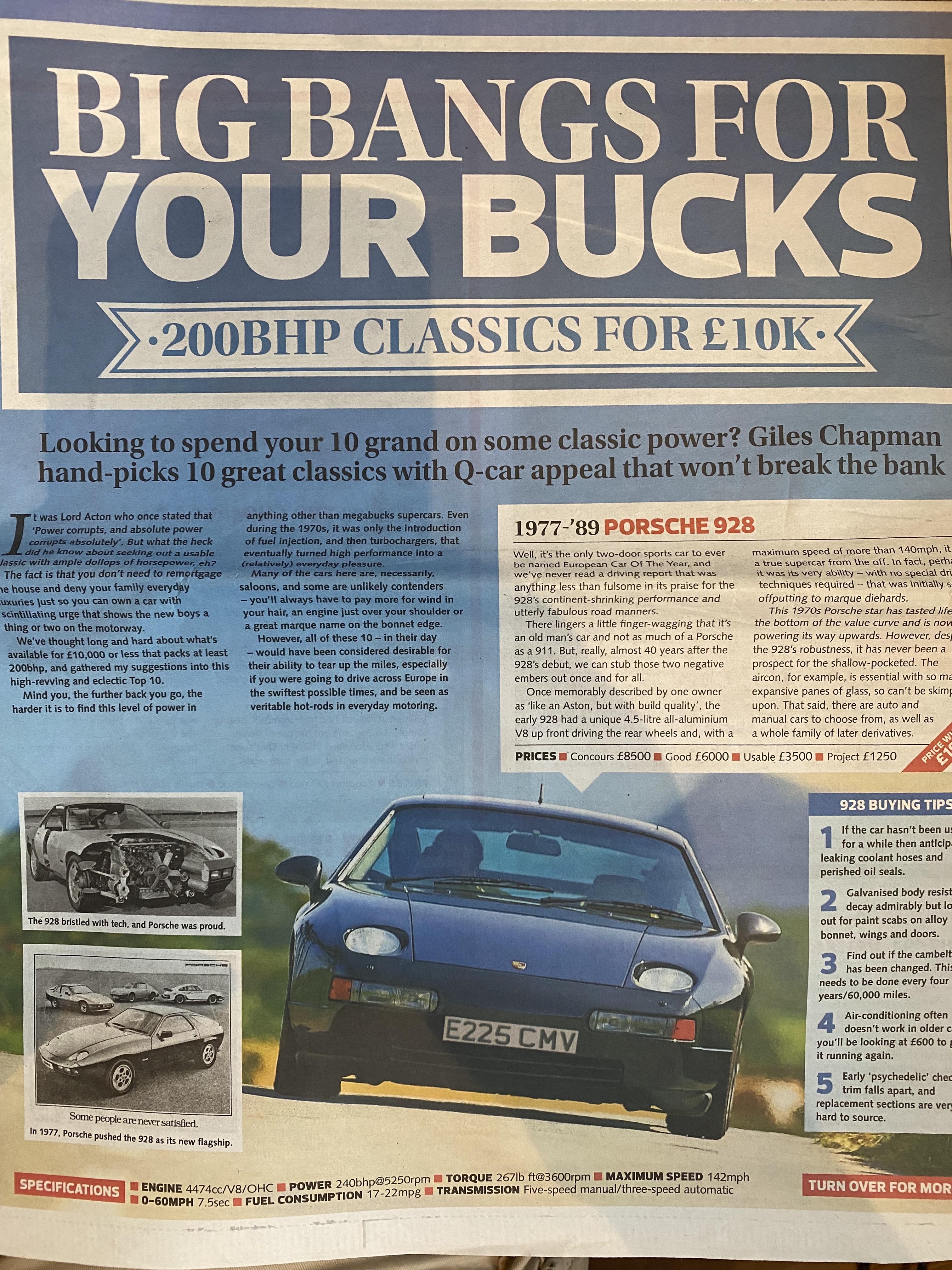 Birg Bangs for your buck - Classic Car Weekly, April 2015