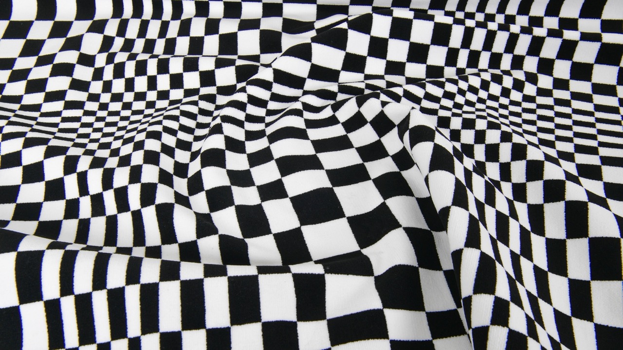 Pasha fabric white/black, Historic Fabrics, 2025, Porsche AG